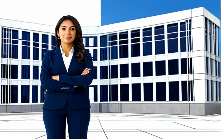 **

"A professional Latina architect in a stylish, fully clothed business outfit, standing in front of a modern building design blueprint, appropriate attire, safe for work, perfect anatomy, correct proportions, natural pose, professional photography, high quality, modern office environment, family-friendly."

**