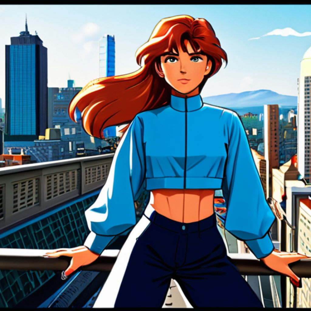 Nostalgic Reboot**

"A vibrant scene depicting a reimagined classic cartoon character (e.g., a modern take on a 1980s anime heroine) in a dynamic pose. The character is fully clothed in updated, but recognizable attire. Background includes elements hinting at both the original series and a modern cityscape.  Perfect anatomy, correct proportions, natural pose, well-formed hands, proper finger count, natural body proportions, professional illustration, high quality, safe for work, appropriate content, fully clothed, family-friendly."

**